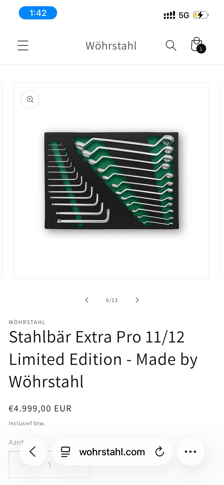 Stahlbär Extra Pro 11/12 Limited Edition Verktøysett thumbnail 2