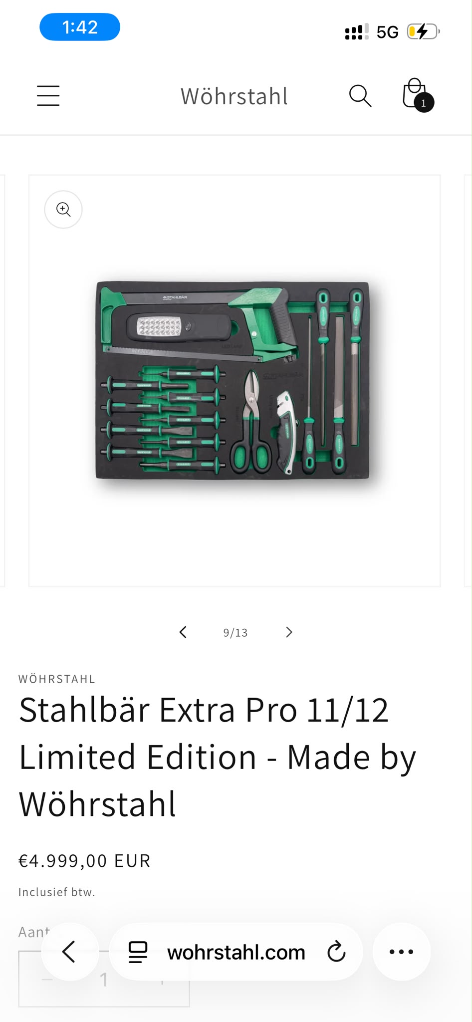 Stahlbär Extra Pro 11/12 Limited Edition Verktøysett thumbnail 4