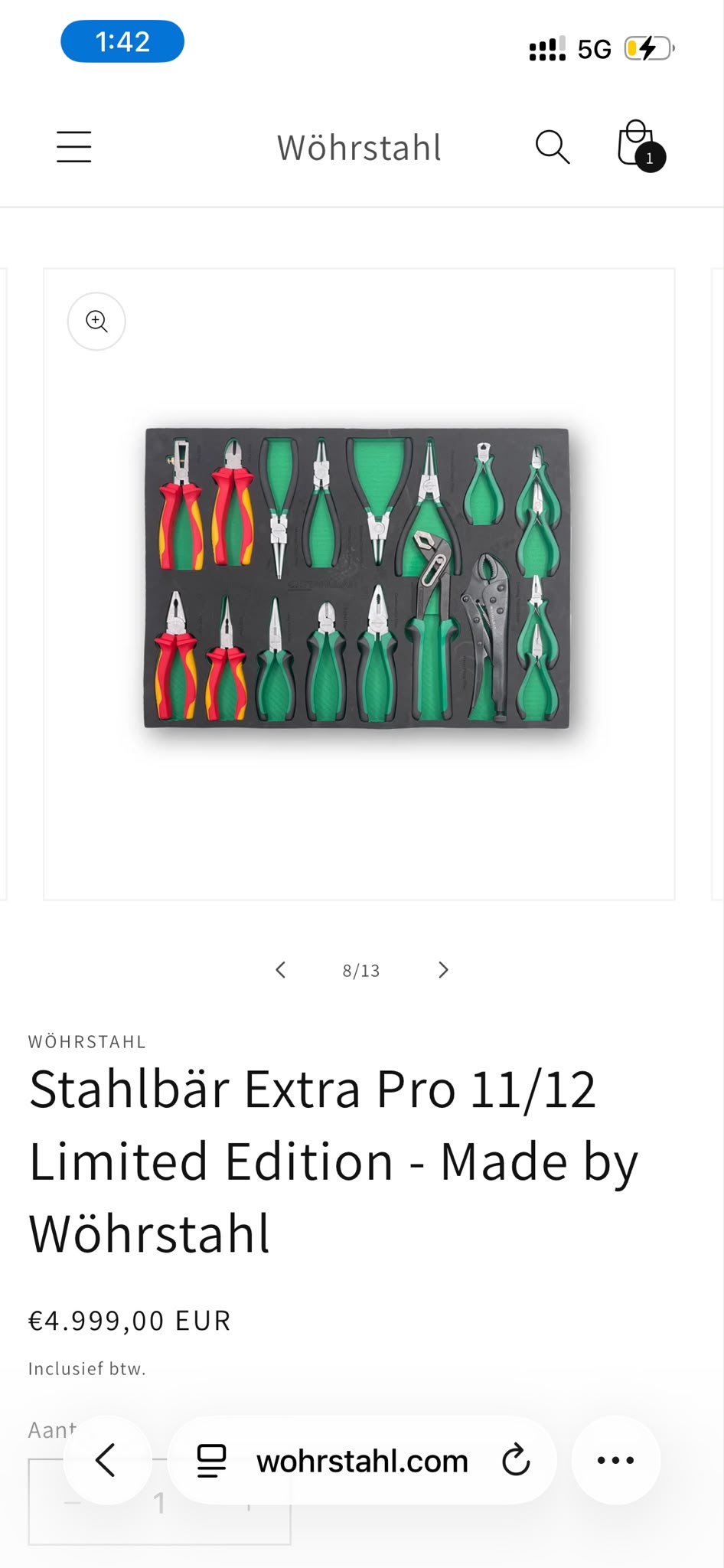 Stahlbär Extra Pro 11/12 Limited Edition Verktøysett thumbnail 6