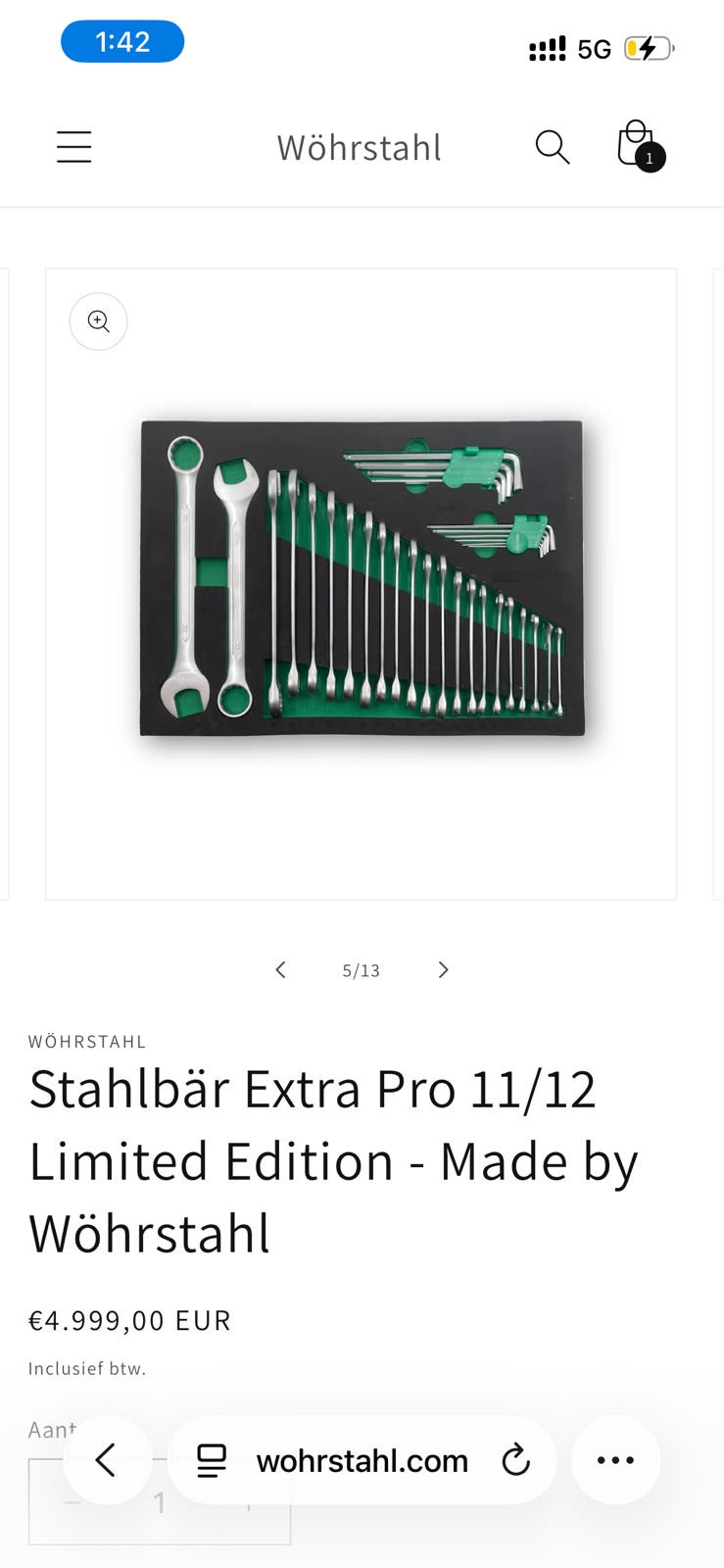 Stahlbär Extra Pro 11/12 Limited Edition Verktøysett thumbnail 8